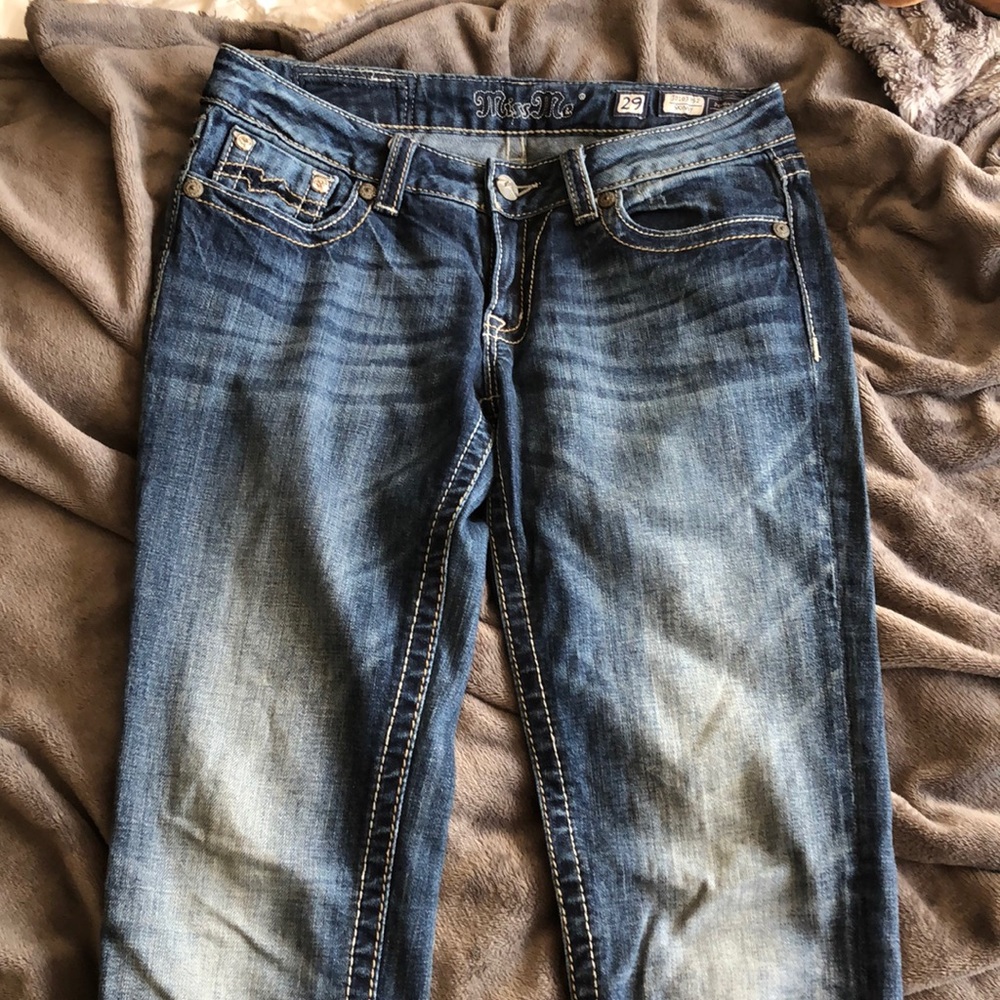 Miss Me skinny blue jeans